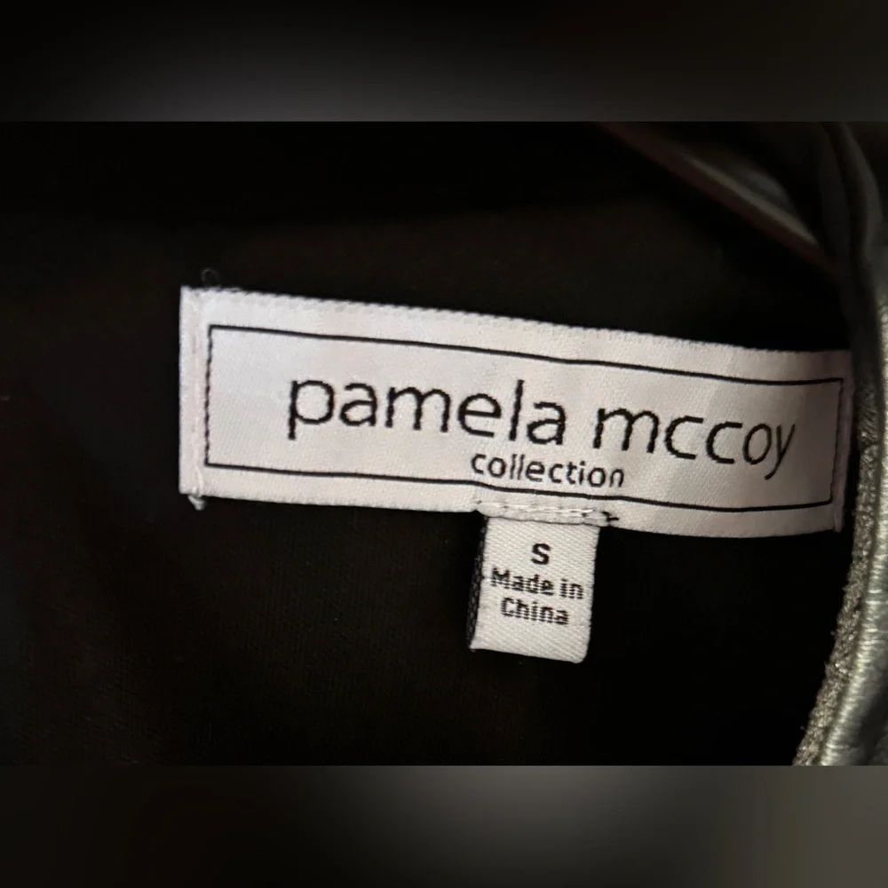 Chic Pamela McCoy Black Sleeveless Dress Small NWT - Picture 4 of 4